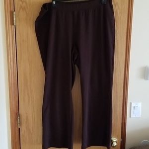 George Brown Boot Leg Knit Pants 22/24w